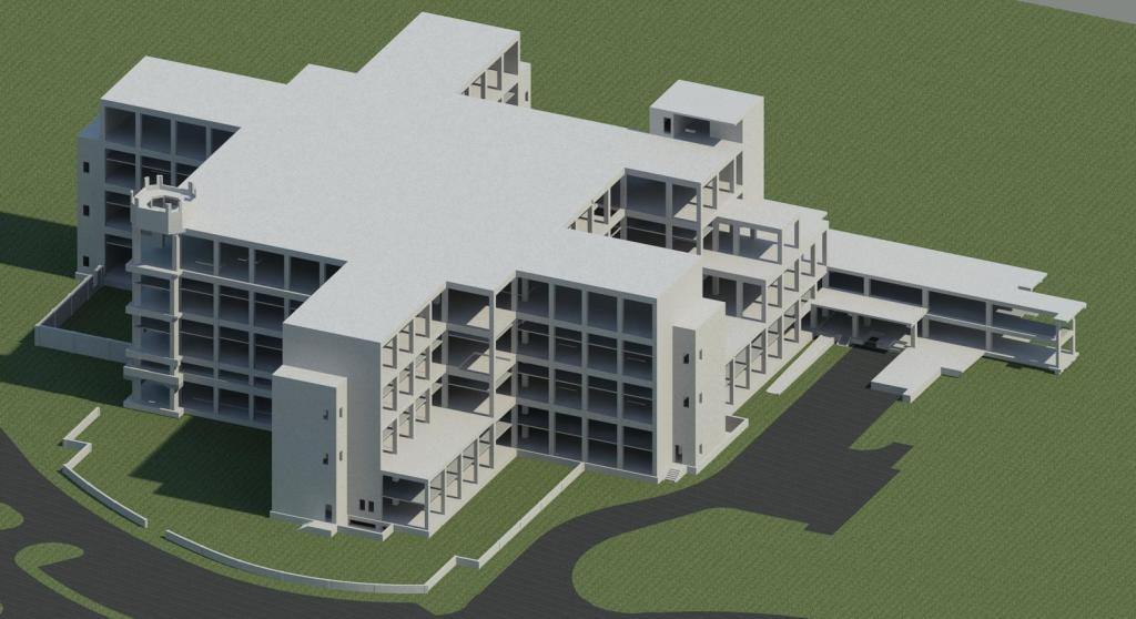Accurate 3D Model in Revit, by Justin Cox. Revit software is used by C CS for construction and coordination purposes.