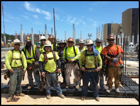 (L to R) Benjamin Perez, Bevon Boyne, Porfirio Jahuey, Raul Marenco, Eric Jimenez, Valentin Frias, Jorge Salaises, Jose Cabrera, Salvador Salaices Rodriguez, David Quintana, Juan Ortiz